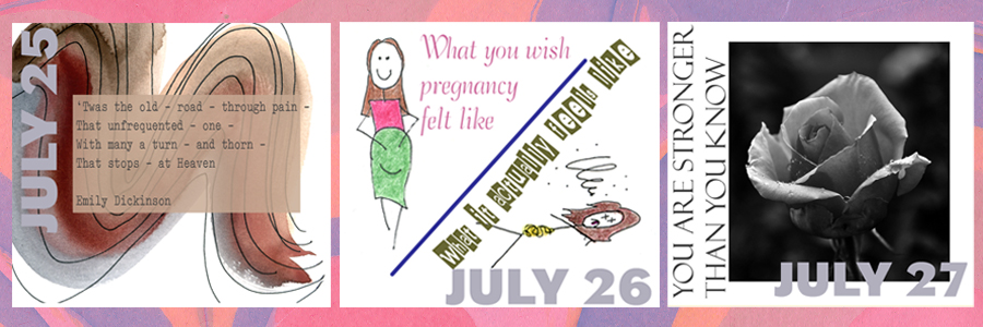 pregnancy calendar cards