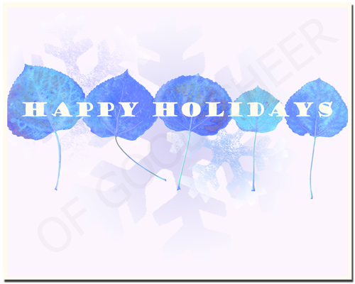 happy holidays card