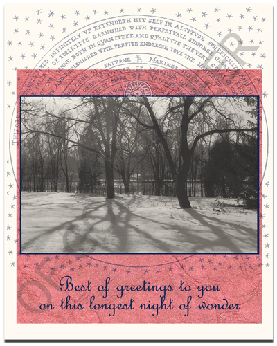 winter solstice card