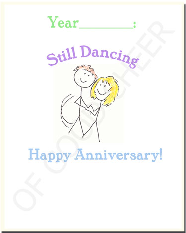 anniversary card