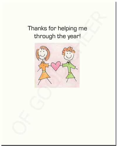 thank you card