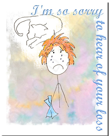 sympathy grief card