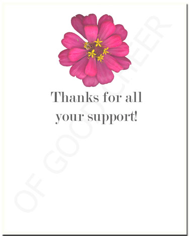 thank you card