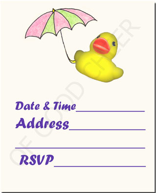 baby shower invitation